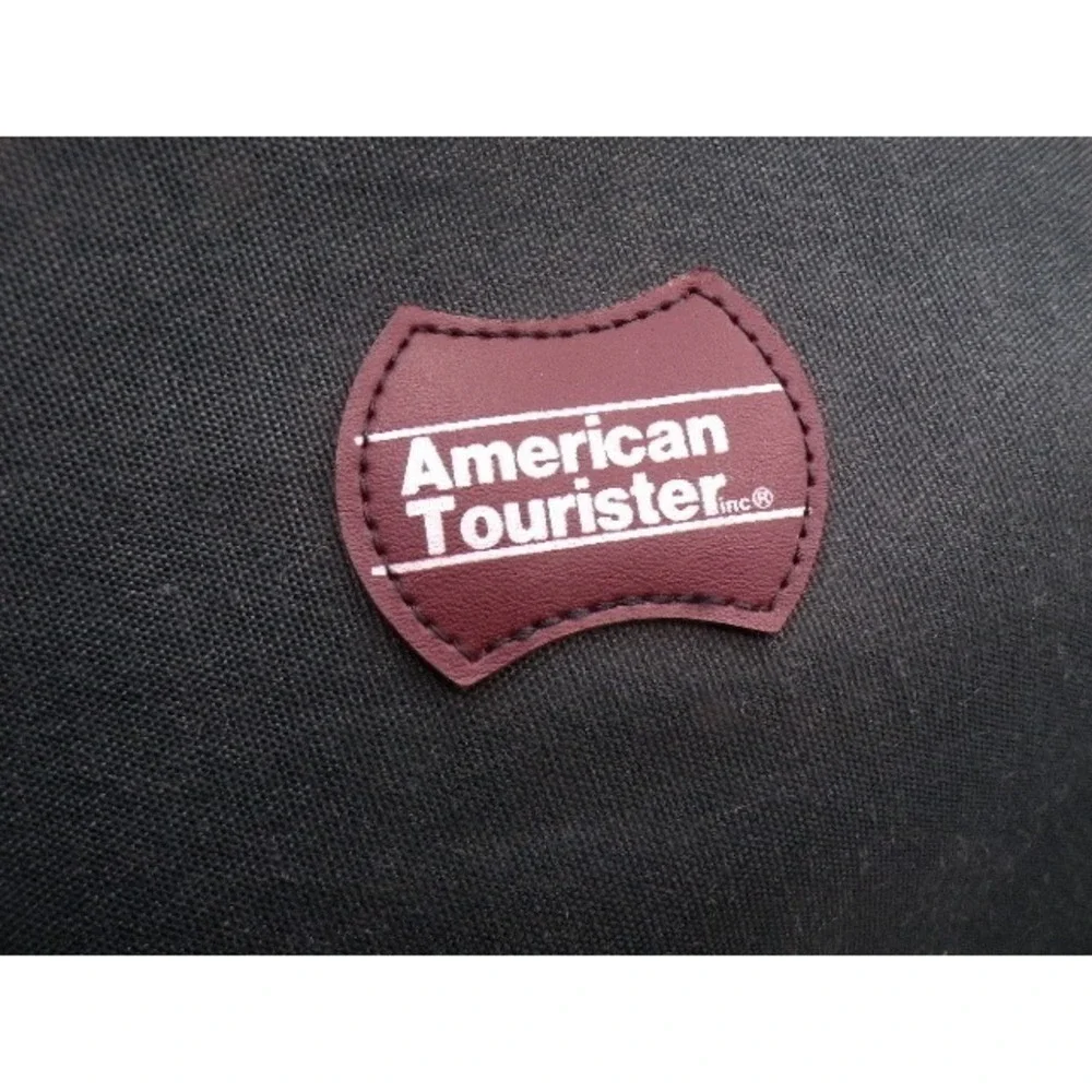 American Tourister Messenger Bag Green Canvas Adjustable Strap‎ Laptop Bag